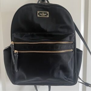 Kate Spade Black Interior with Gold Zipper